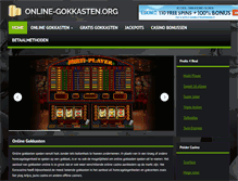 Tablet Screenshot of online-gokkasten.org